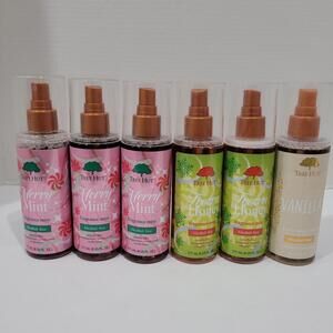 6pk Tree Hut Assorted Fragrance Mist Body Sprays Frozen Honey Merry Mint Vanilla